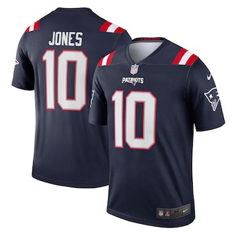 mens nike mac jones navy new england patriots legend jersey